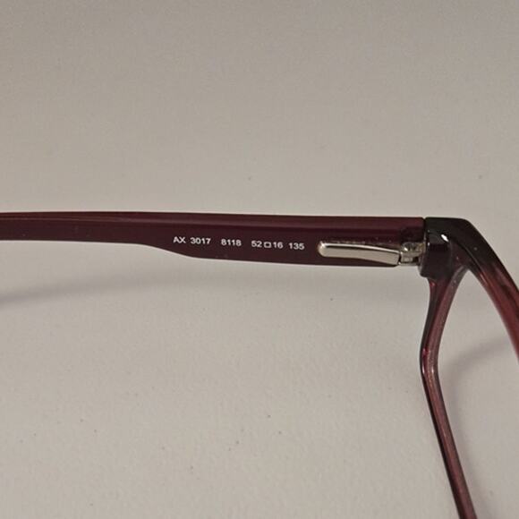 Armani Exchange‎ Glasses AX 3017 8118 52-16-135 Frame Only - Picture 3 of 7